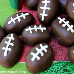 Football Shaped Oreo Truffles :: Recipe on HoosierHomemade.com