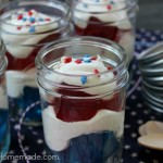4th of July Treat :: Jello Parfaits :: Recipe on HoosierHomemade.com