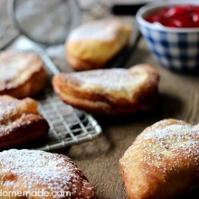 Easy Fried Pies | Only 2 ingredients | Recipe on HoosierHomemade.com