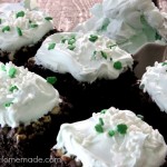 Frosted Mint Brownies | Recipe on HoosierHomemade.com