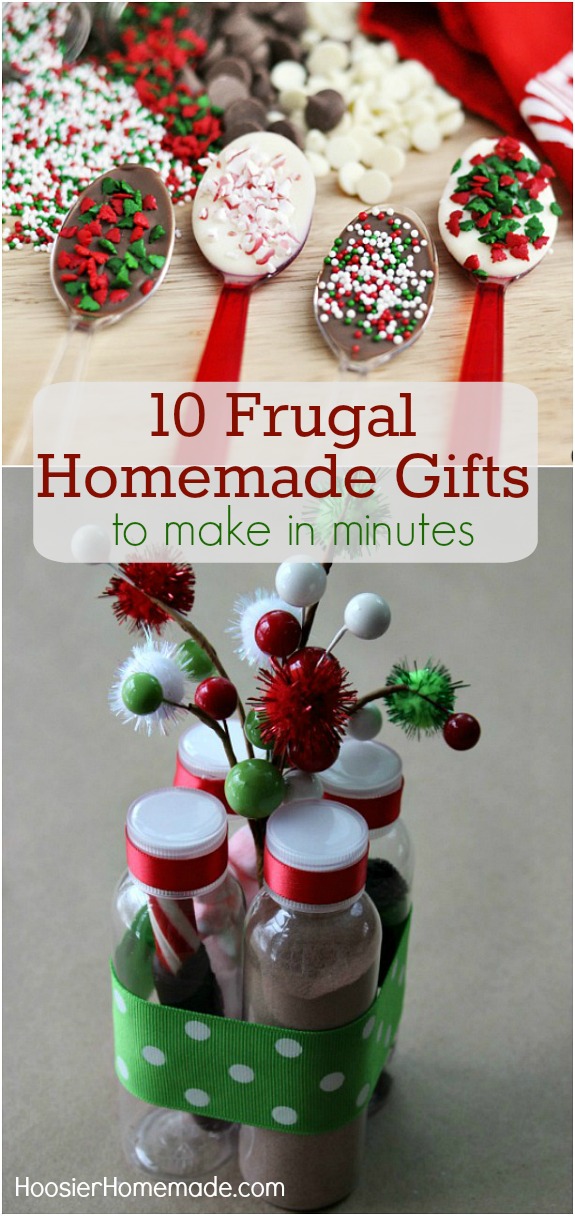 Frugal Homemade T Ideas Hoosier Homemade