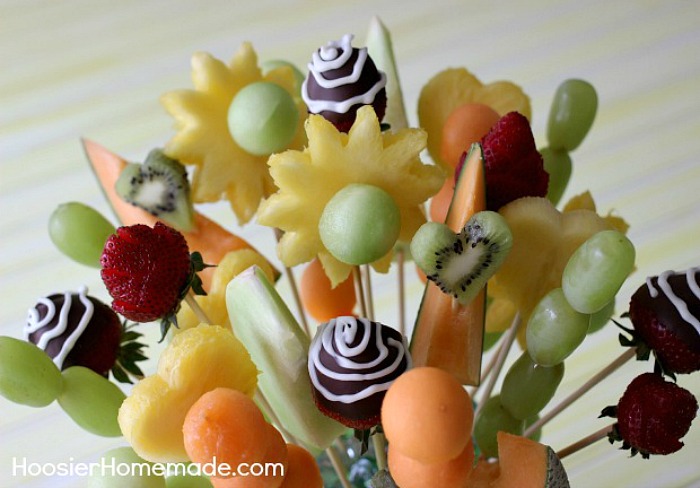 simple fruit bouquet