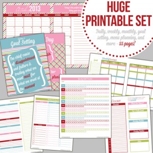 Organizing, Cleaning and Home Management Printables