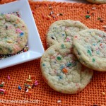 Homemade Funfetti Cookies :: Recipe on HoosierHomemade.com