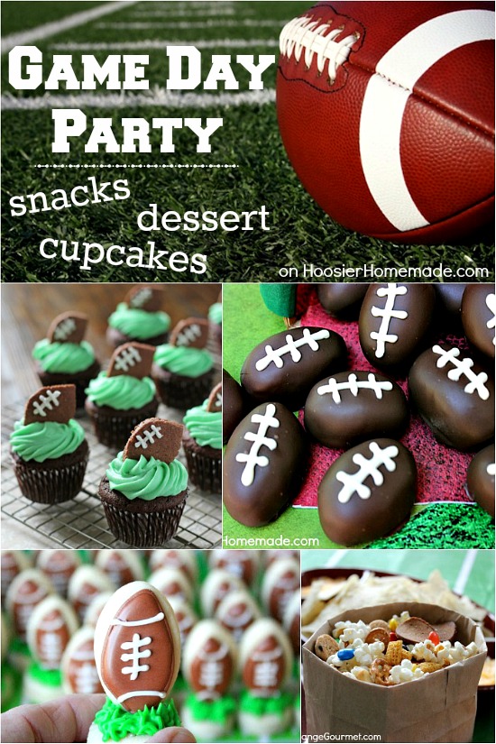 Game Day Party Snacks, Desserts & Cupcakes | Recipes on HoosierHomemade.com