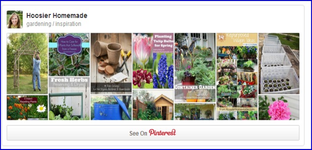 Gardening Pinterest Board