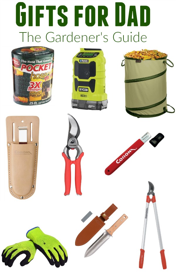 Gifts for Dad -- get Dad something useful For Father's Day! These Father's Day Gifts will make his life easier! Specially chosen for the Dad (or Mom) who loves to garden and make their yard beautiful! 