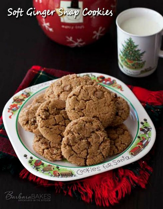 Soft Ginger Snap Cookies | Recipe on HoosierHomemade.com