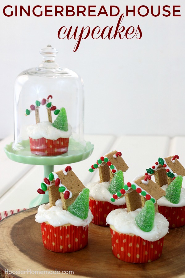 Gingerbread House Cupcakes