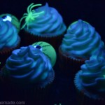 Glow in the Dark Cupcakes Recipe and Instructions on HoosierHomemade.com