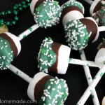 Grasshopper Marshmallow Pops | Recipe on HoosierHomemade.com