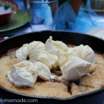 Grilled Peach & Blueberry Cobbler :: Recipe on HoosierHomemade.com