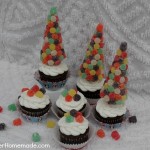 Gumdrop Tree Cupcakes :: Instructions on HoosierHomemade.com