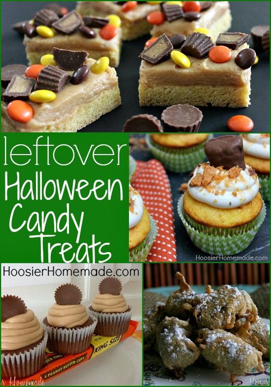 Leftover Halloween Candy Treats on HoosierHomemade.com