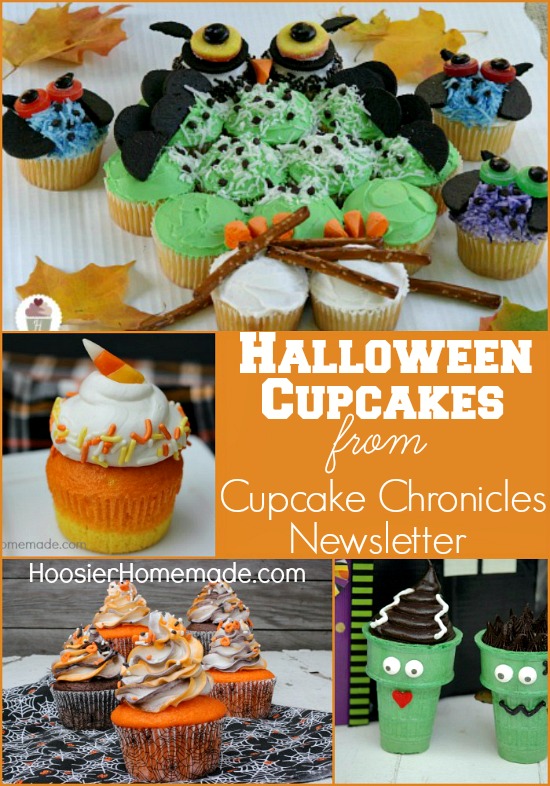 Halloween Cupcakes from Cupcake Chronicles Newsletter on HoosierHomemade.com