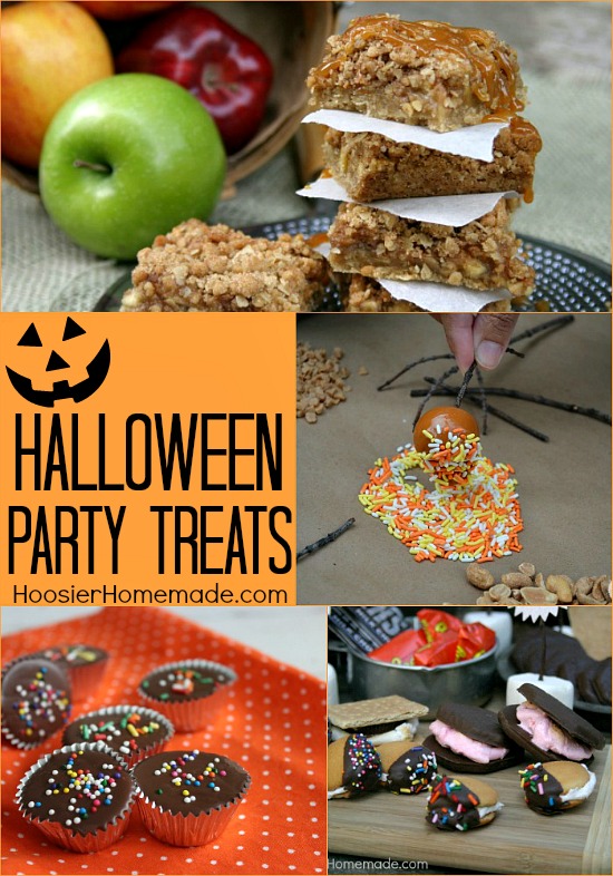 Halloween Party Treats on HoosierHomemade.com