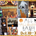 Halloween Party collage