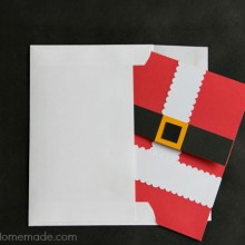 Handmade Christmas Card with Envelope