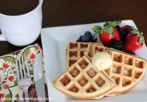 Sugar Free Hazelnut Waffles