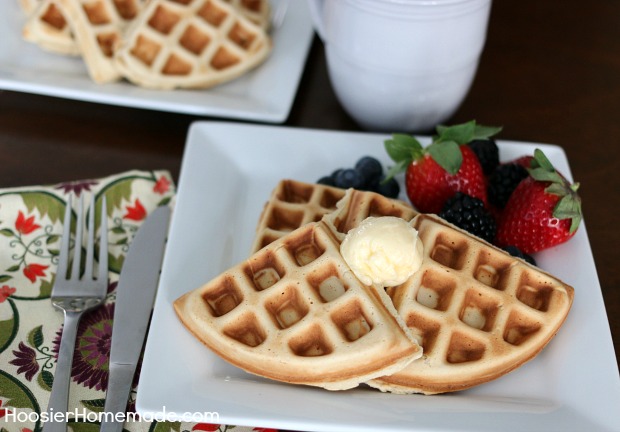 Sugar Free Hazelnut Waffles