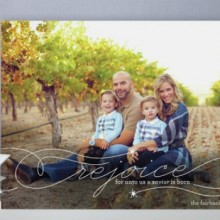 Holiday Card from Minted.rejoice