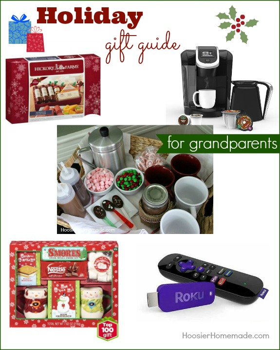 Make gift giving easy with Holiday Gift Guide for Grandparents! Great gift ideas that won't break the bank! Pin to your Christmas Board!