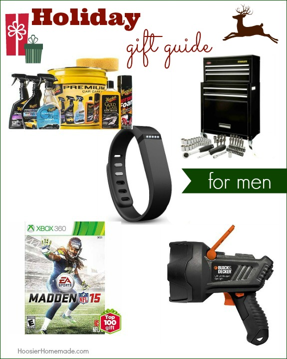 Make gift giving easy with Holiday Gift Guide for Men! Great gift ideas that won't break the bank! Pin to your Christmas Board!