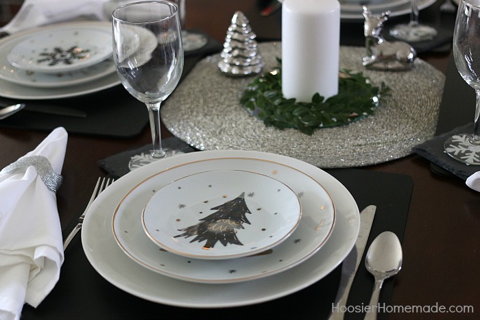 Holiday Table Setting