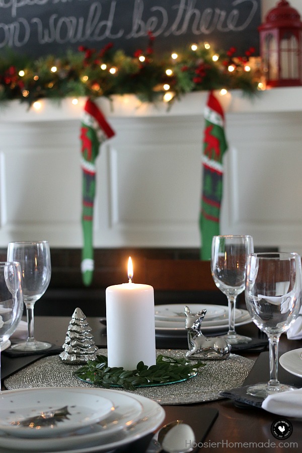 Holiday Table Setting