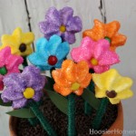 Homemade Marshmallow Flowers :: Recipe on HoosierHomemade.com