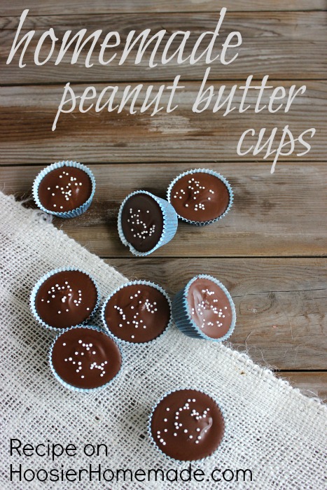 Homemade Peanut Butter Cups :: Recipes on HoosierHomemade.com