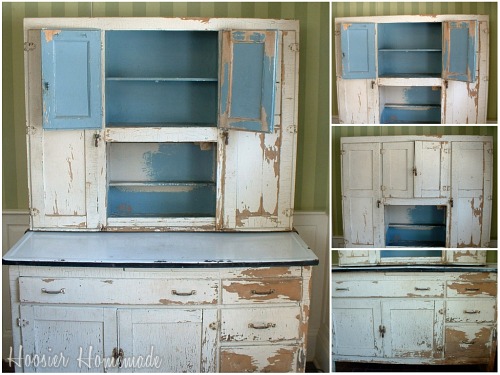 Unfinished deals hoosier cabinet