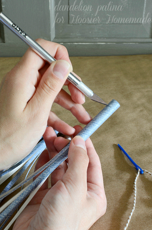 Paper Straw Tassel Garland by Dandelion Patina for Hoosier Homemade