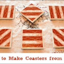 DIY How to Make Coasters with Tiles