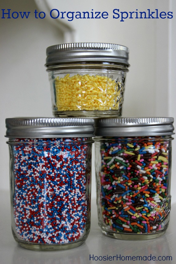 Ready to get organized? Sprinkles fans - this is for you! Learn How to Organize Sprinkles and be able to find what you have once and for all! Pin to your Organizing Board!
