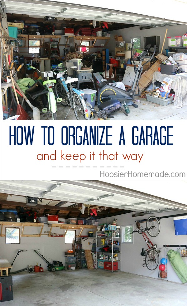 Bikes - Balls - Chairs - Coolers - Rakes - Shovels - Ladders - the list goes on and on! Learn How to Organize Tools in your garage once and for all! Click on the Photo to get Organized!