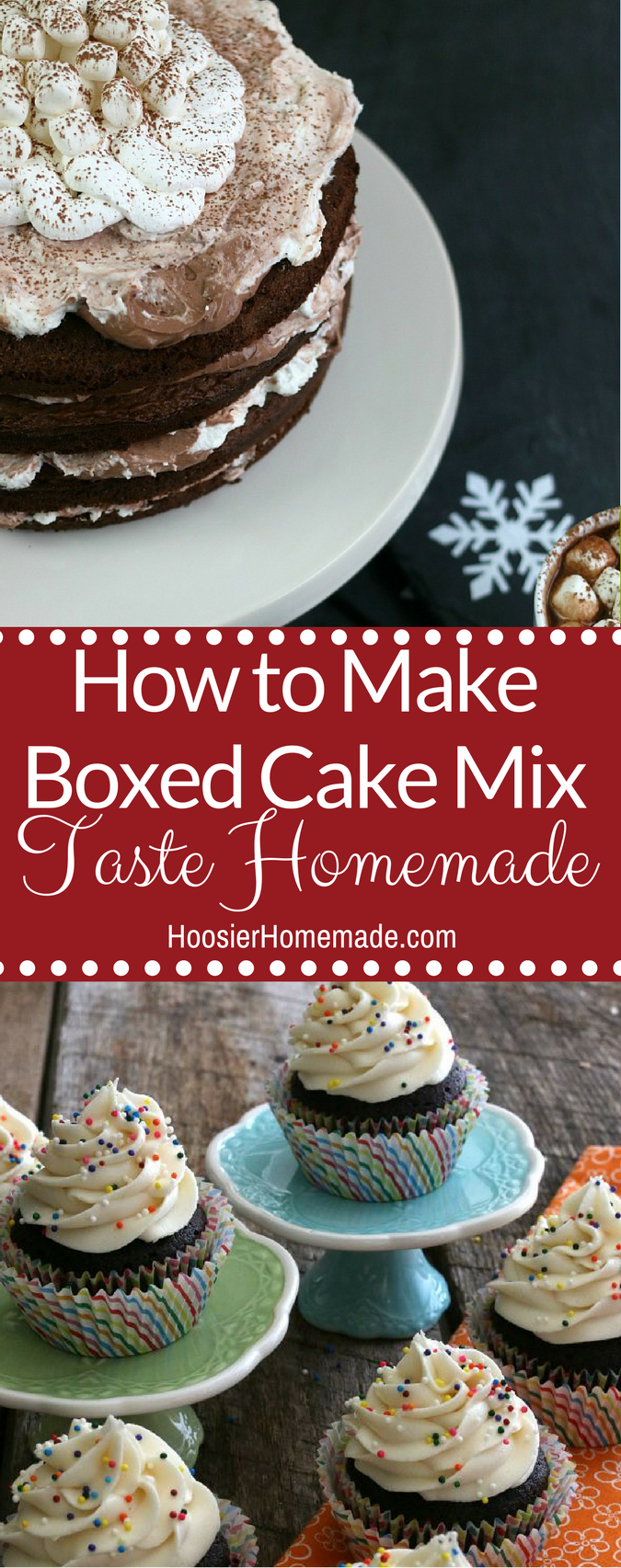 How to make Boxed Cake Mix Taste Homemade