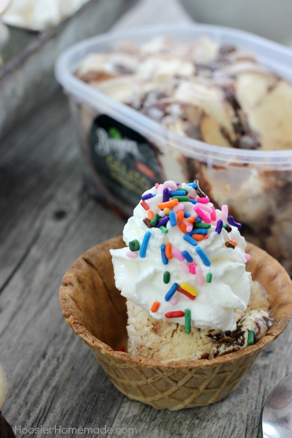 GELATO SUNDAE BAR -- Create this incredible Sundae Bar in minutes! Perfect for ANY celebration!