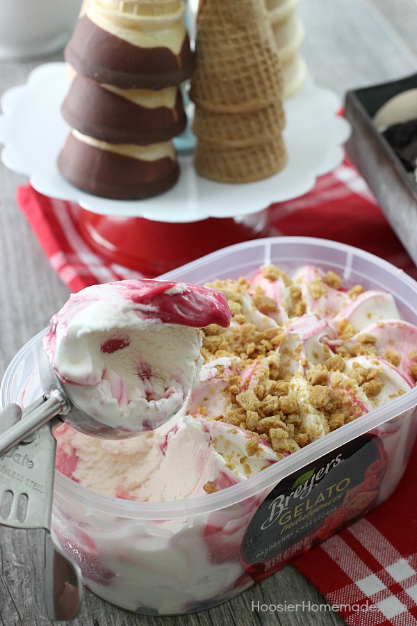 GELATO SUNDAE BAR -- Create this incredible Sundae Bar in minutes! Perfect for ANY celebration!