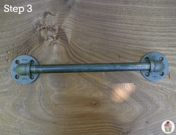 Galvanized pipe towel bar hot sale