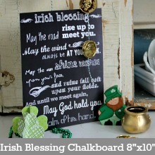Irish Blessing Chalkboard-page
