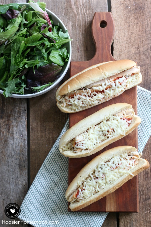 Only 5 ingredients is all you need for these delicious Grilled Italian Chicken Subs! They will quickly become a family favorite! Click on the photo to grab the recipe!