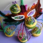 King Cake Cupcakes - February 2012