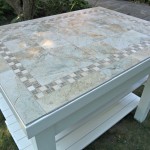 How to add tile to a Kitchen Island :: HoosierHomemade.com