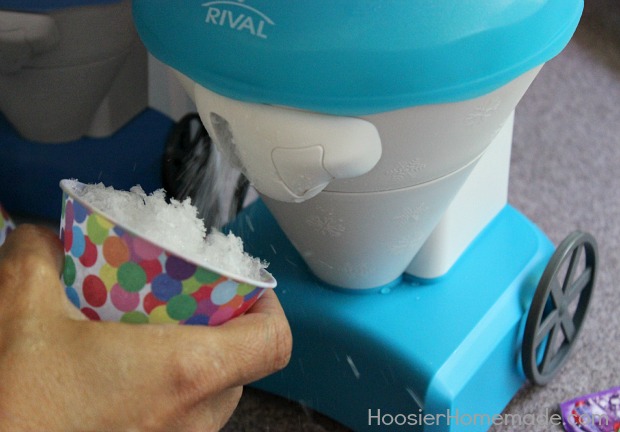 Homemade Snow Cones : 3 Ingredient Syrup Recipe on HoosierHomemade.com