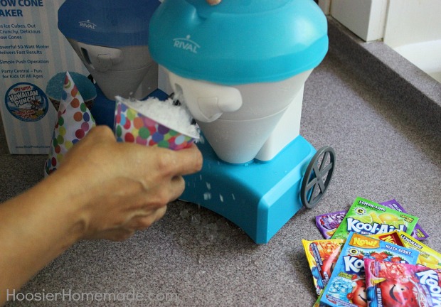 Homemade Snow Cones : 3 Ingredient Syrup Recipe on HoosierHomemade.com