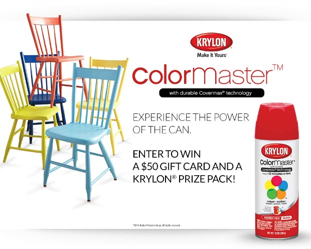 Krylon ColorMaster giveaway on hoosierhomemade.com