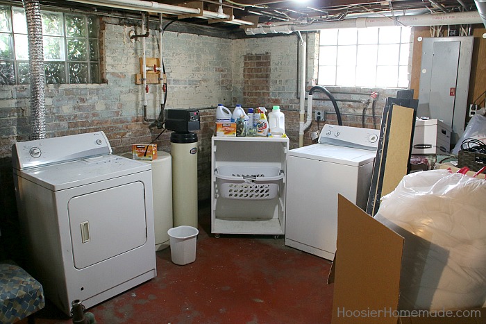 LAUNDRY ROOM MAKEOVER -- Doing Laundry is a must! Why not have a space that you love? This before and after will SHOCK you! 