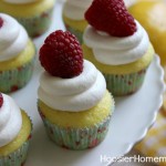 Lemon Raspberry Cupcakes - April 2013