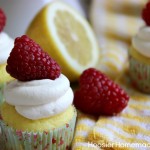 Lemon Raspberry Cupcakes | Recipe on HoosierHomemade.com